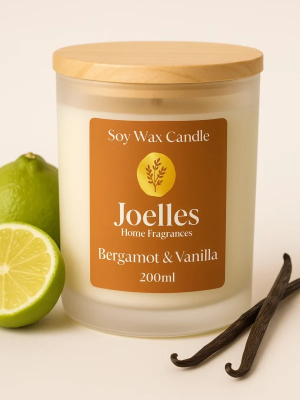 Bergamot & Vanilla Soy Candle 200ml